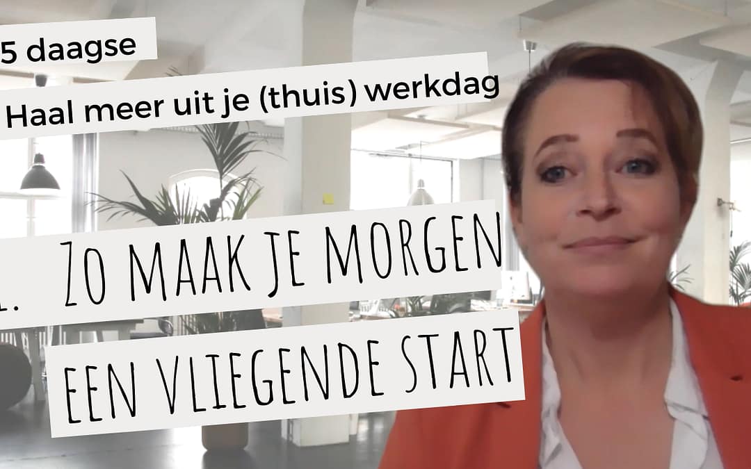 Hoe versla je uitstelgedrag – thuiswerken